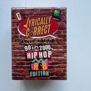 Lyrically Correct '90s & 2000s Music Trivia Card Game - Hip Hop and R&B Edition.